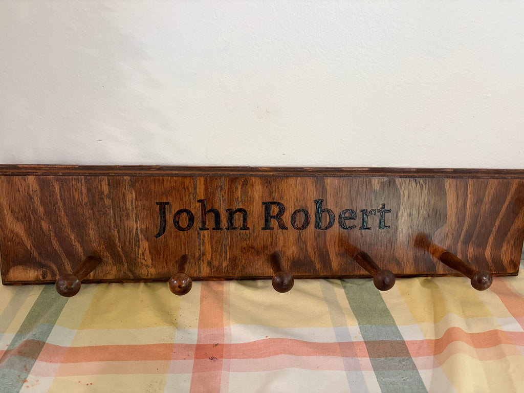 Custom Wooden Hat Holder